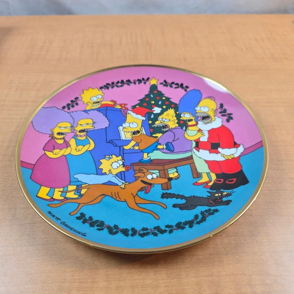 Franklin Mint Caroling with the‎ Simpsons Limited Ed 8